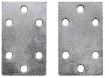 Befestigungsplatten-Set für Metalltüren.