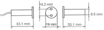 Technische Zeichnung Magnetkontakt EA501 EA501_000000