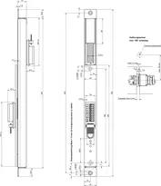 Technische Zeichnung Kabelübergang 10314-14 10314-14-----00