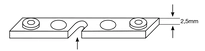 Technische Zeichnung 2 Flachreedkontakt Modell 10362-6 10362-6------10