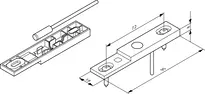 Technische Zeichnung Unireedkontakt Modell 10368-6 10368-10-----10