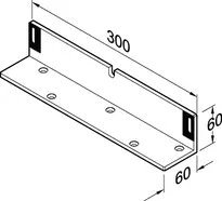 Technische Zeichnung AP-Winkel Modell 827-7 827-7--------00