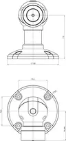 Technical drawing Magnet Model 830 BW1/U/D/UD 830xxBW1/U/D/UD
