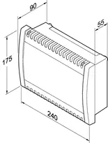 Technical drawing Control Panel Module Model 925 92571A000000000