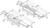 Technical drawing Maxi-shear-magnet MAGS4200MM---30