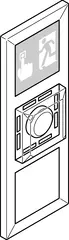 ePED<sup>®</sup> Fluchttürterminal im Schalterdesign für ZKS