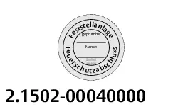 Prüfplakette