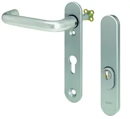 Stahl-Schutzbeschlag mit Zylinderabdeckung