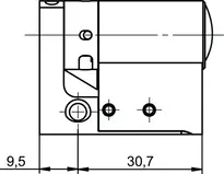 Technische Zeichnung Profil-Halbzylinder Z532,VAR=R90A009
