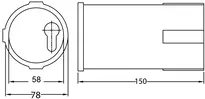Technical drawing Mini safe 9M37,AUS=PZ