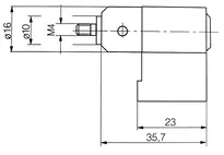 Technical drawing Universal half cyllinder .A01