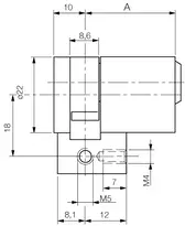Technical drawing Profile half-cylinder CH .C32