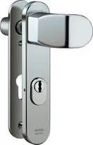 Product image Steel security fitting with cylinder cover - angled knob/handle S6B8,AUS=ZA0-IKON