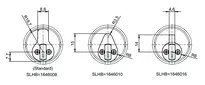 Technische Zeichnung 1 Schraubzylinder CLIQ® Go N093,SERVICE=CLIQGo