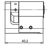 Technische Zeichnung Profil-Halbzylinder CLIQ® Go N532,VAR=R90A008,SERVICE=CLIQGo