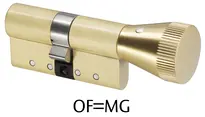 Oberfläche Messing, matt gebürstet (OF=MG)