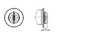 Technische Zeichnung 2 Verschlusszylinder CLIQ® Go NC31,SERVICE=CLIQGo