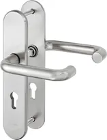 Hauptbild Stahl-Schutzbeschlag mit PZ-Lochung - Drücker/Drücker SX03