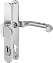 Product image Steel security fitting with cylinder cover - angled knob/handle SXR8