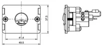 Technische Zeichnung 1 Wechselkernmodul VE34