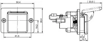 Technische Zeichnung 2 Wechselkernmodul VE34