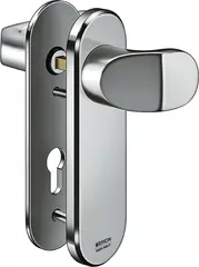 Stahl-Schutzbeschlag - Winkelknauf/Drücker SB28