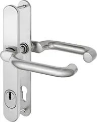 Steel security fitting with cylinder cover - handle/handle SXR3