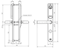 Technical drawing Electronic fitting KESO Integra E5011_Model