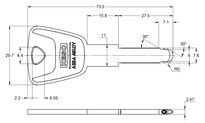 Technische Zeichnung Extralangschlüssel _0.D02