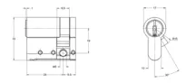 Technical drawing Half cylinder CH_KESO__1.C64_neu_ch