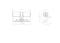 Technische Zeichnung Doppelzylinder CH_KESO__1.C73_neu_ch