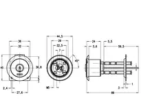 Technische Zeichnung Aussenzylinder CH_KESO__2.007_neu_ch