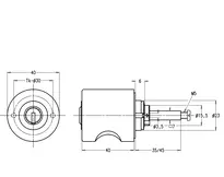 Technische Zeichnung Zylindergriffverschluss CH_KESO__4.020_neu_ch