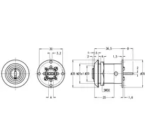 Technische Zeichnung Schalterzylinder CH_KESO__6._52.4_neu_ch