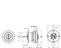 Technische Zeichnung Schalterzylinder CH_KESO__6._59_neu_ch