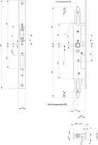 Technische Zeichnung Flachstulp verstellbar 14501104