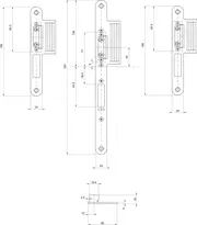 Technische Zeichnung (201.03531) Lappenstulp-Set, verstellbar, 14501058