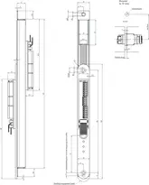 Technische Zeichnung Kabelübergang 10314R34 10314R34-----00