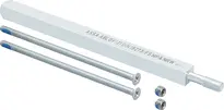 Befestigungsset Vollblatt Kurzschild 9 mm Wechselstift für Türblattdicke 37-50 mm