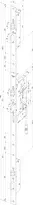 Technical drawing Self-locking multi-point lock N8471  N8471SM-91*--L1