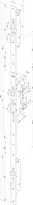 Technical drawing Self-locking multi-point lock N8214  N8214*--91*--L1