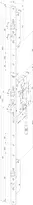 Technical drawing Self-locking multi-point lock N8474  elek_druecker_N8474_2FL_HR