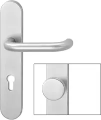 Panic fitting for wide style doors