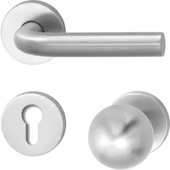 Fire protection fitting for wide style doors