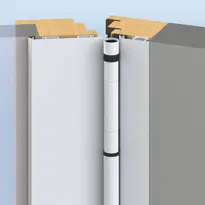Wood / aluminium door