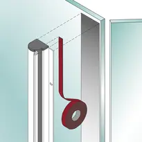 Klebeset G, für Glastüren, mit Optik-Folie