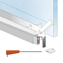 Kompett-Set mit allem, was es für die schnelle und sichere Montage der KG-S schmal Dichtung braucht