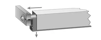 Inverse Auslösung, Zugplatte 70 mm 902084