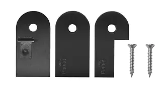 Planet Montageset SN, schwarz, für Holztüren, DIN R (rechts) 902657