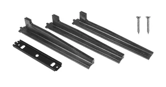 Bodenführung SN-Set (lang), schwarz, DIN L (links) 902660